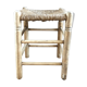 Tabouret bois et herbe de mer