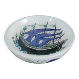 Small glazed stoneware bowl, caravel