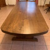 Solid elm table
