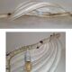 Lampe murale décorative Organic Light Sculpture, branche de bouleau et papier