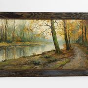 Autumn Landscape by Kees Terlouw, Impressionist painting, France, circa 1910