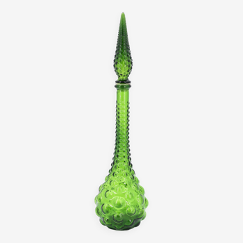 Bouteille carafe verte en verre Empoli