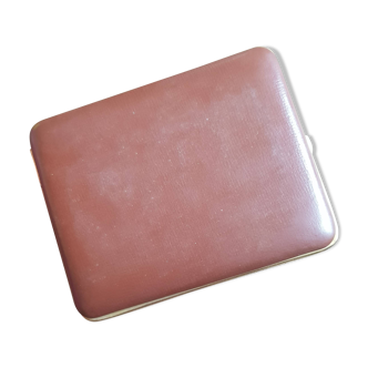 Vintage leather cigarette case