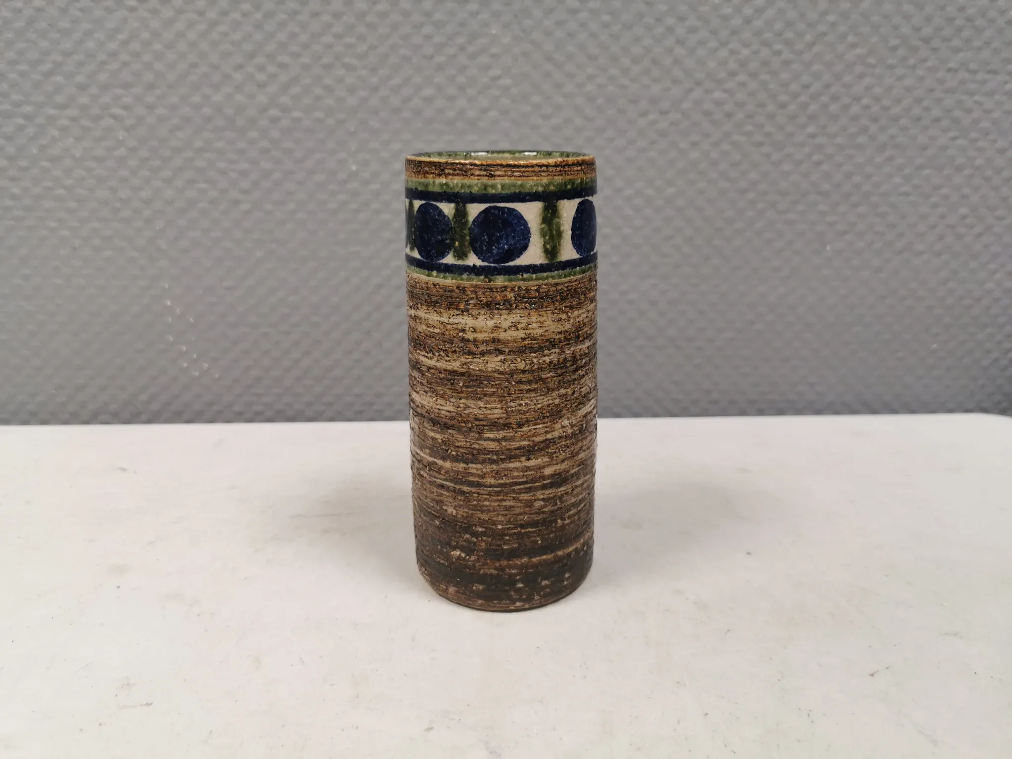 A ceramic vase from the Danish brand Kingo Keramik (KK), 1980s