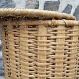 Rattan laundry basket, H67 - Ø44