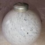 Art Deco ball lamp base in Clichy glass