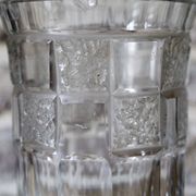 Cut crystal vase by A. Houillon (1885-1954)
