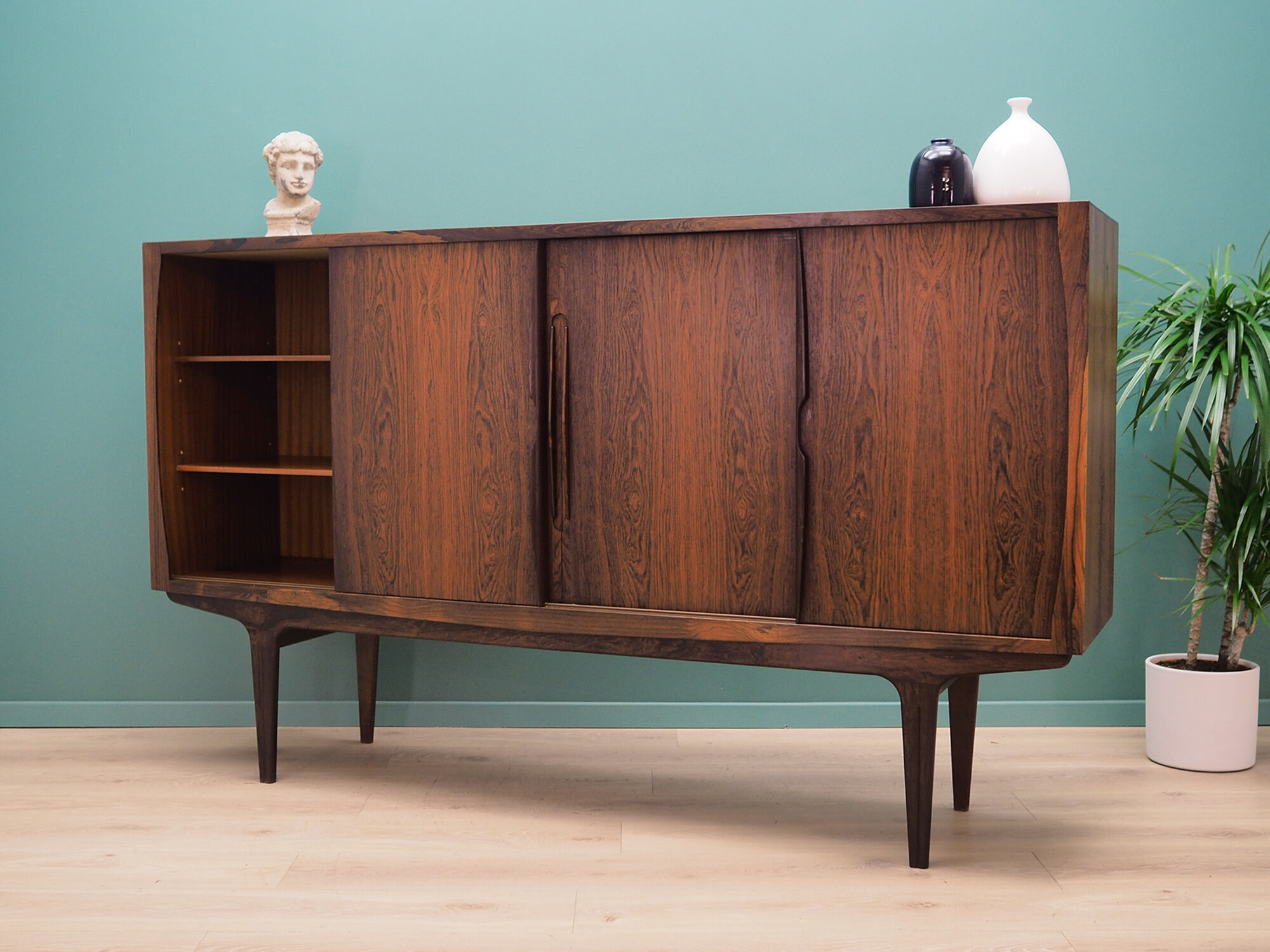 Highboard rosewood, Danish design, 70's
