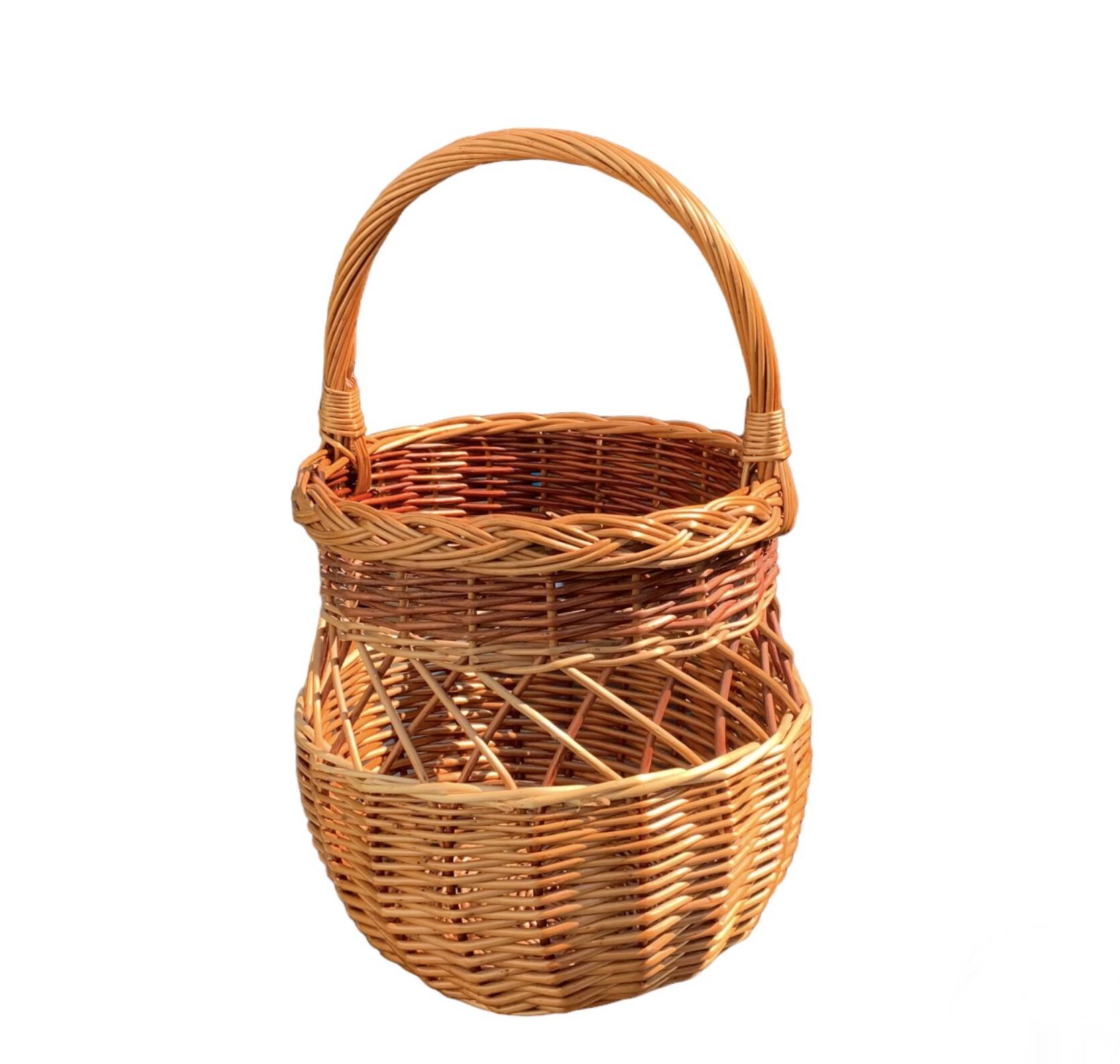 Vintage wicker basket