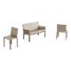 Mario Bellini set of two CAB 412 & 414 beige