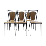 Lot of 6 chairs in formica