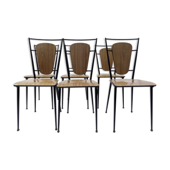 Lot of 6 chairs in formica