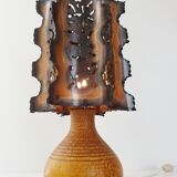 Lamp Accolay in ceramic & metal 1960