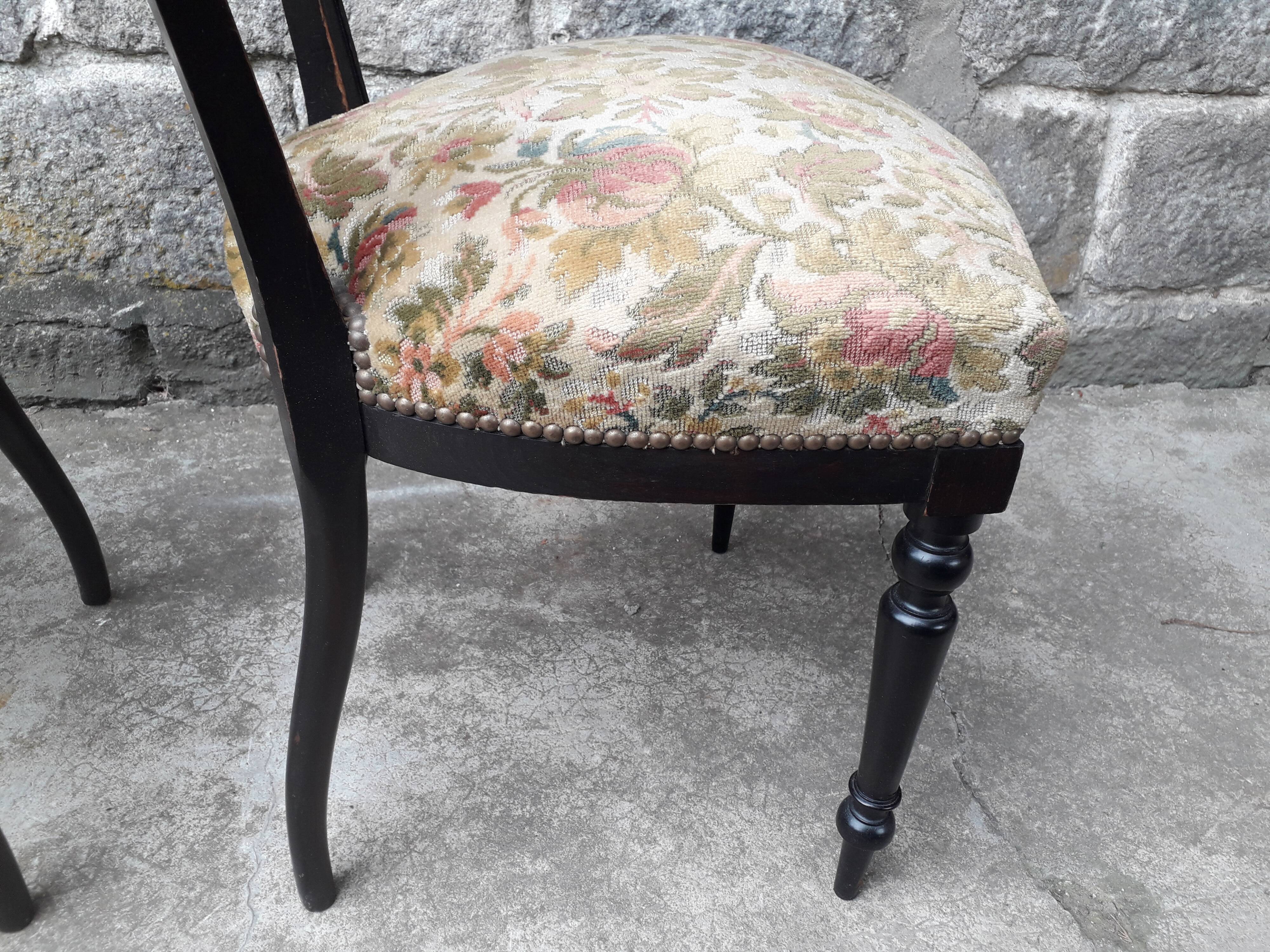 Pair of Napoleon III chairs