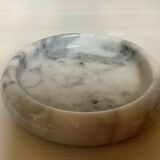 Marble ashtray catchall from Carrara, Italy.