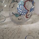 Sevres crystal carafe glass liqueur service