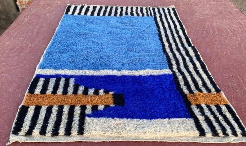 Tapis beni ouraine sur mesure traditionnelle 2,5/3,5 m