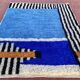 Tapis beni ouraine sur mesure traditionnelle 2,5/3,5 m