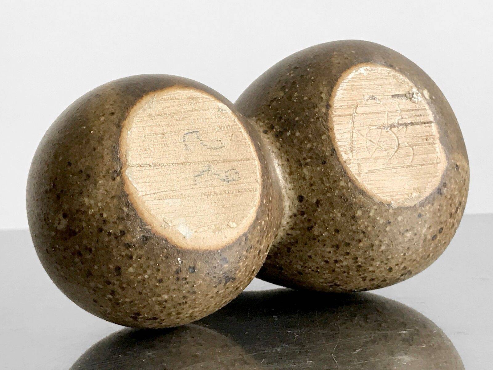 Double stoneware soliflore vase jacqueline and tim orr 1960