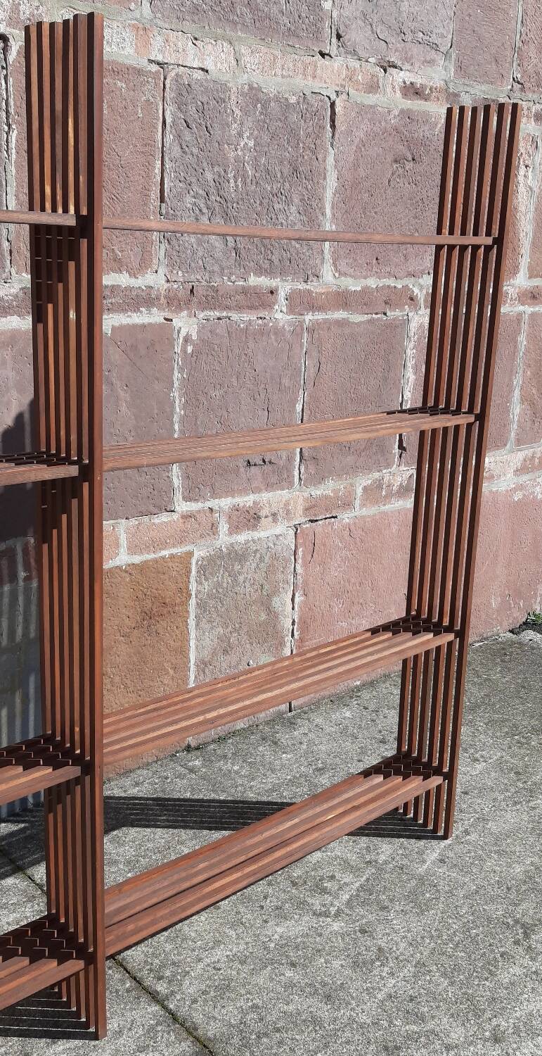 Scandinavian wall shelf (or bookcase), 60s/70s