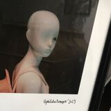 Photo mannequins showcase woman color large model