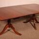 English tripod dining table in solid mahogany - 19th century