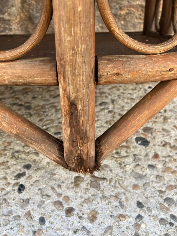 Bar en rotin et cannage