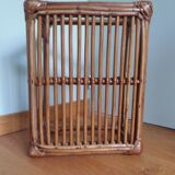 Wicker rattan end table