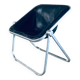 Plona Leather Side Chair by Giancarlo Piretti for Castelli, 1970s