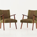 Armchair, teak construction, Scandinavian design of the 70s