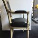 Restored black armchair