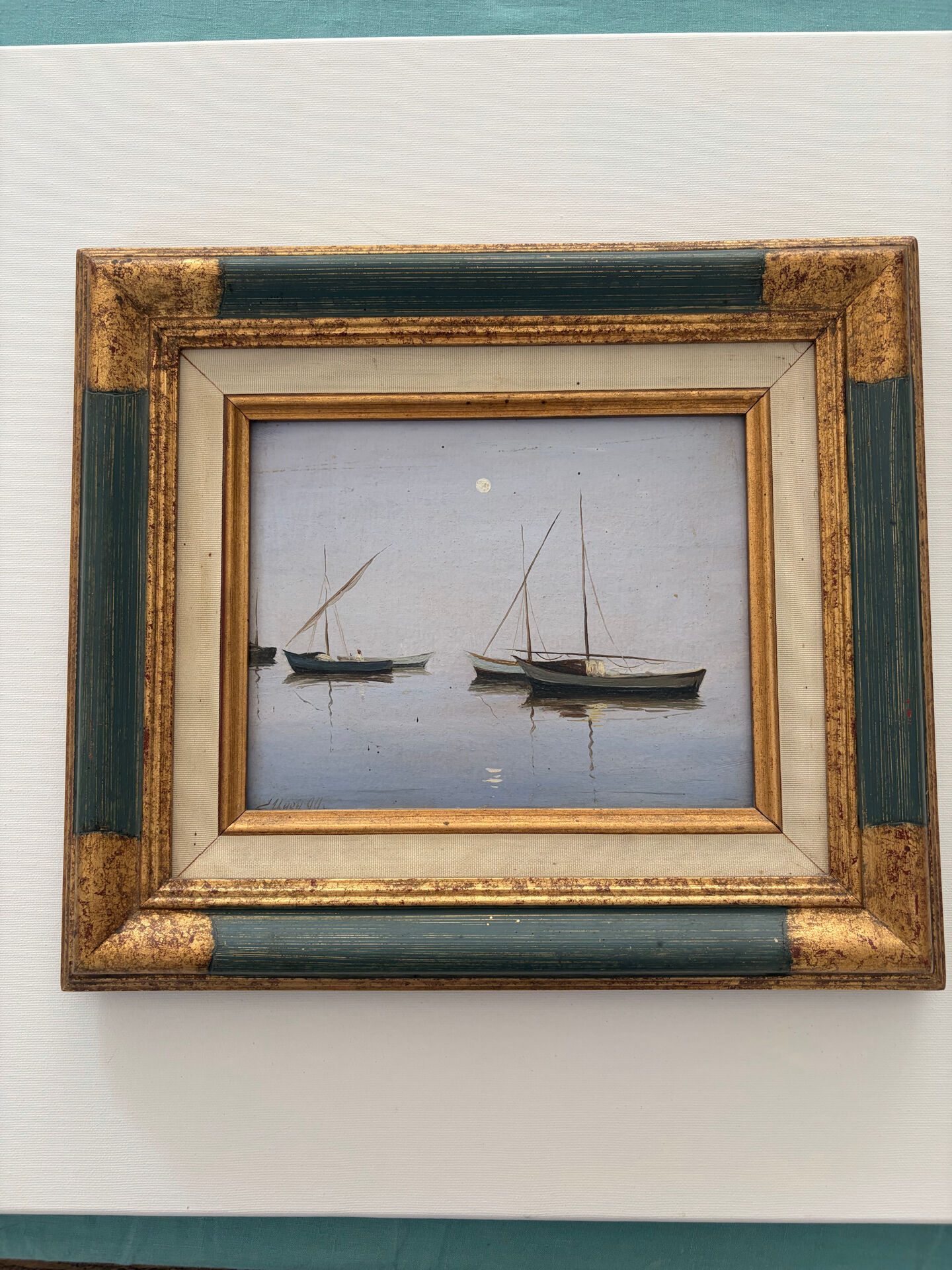 Marine landscape painting