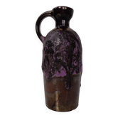 Purple & Gold Lava 321/3 Ceramic Vase from Ruscha, 1960s