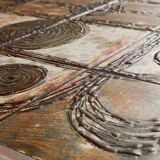 Steel and ceramic coffee table