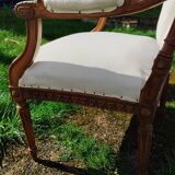Paire de fauteuils anciens style louis xvi