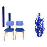 Pair of Scandinavian design chairs