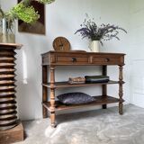 Oak console drapery 1950