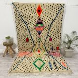Handcrafted Moroccan Berber carpet 184 x 160 CM