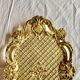 Neo-Baroque decorative brass tray - stamped DL number 6 registered