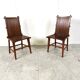 Mid century bamboo dining chairs, 1960s