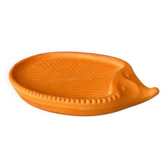 Bay west germany hedgehog shaped terracotta pocket tray