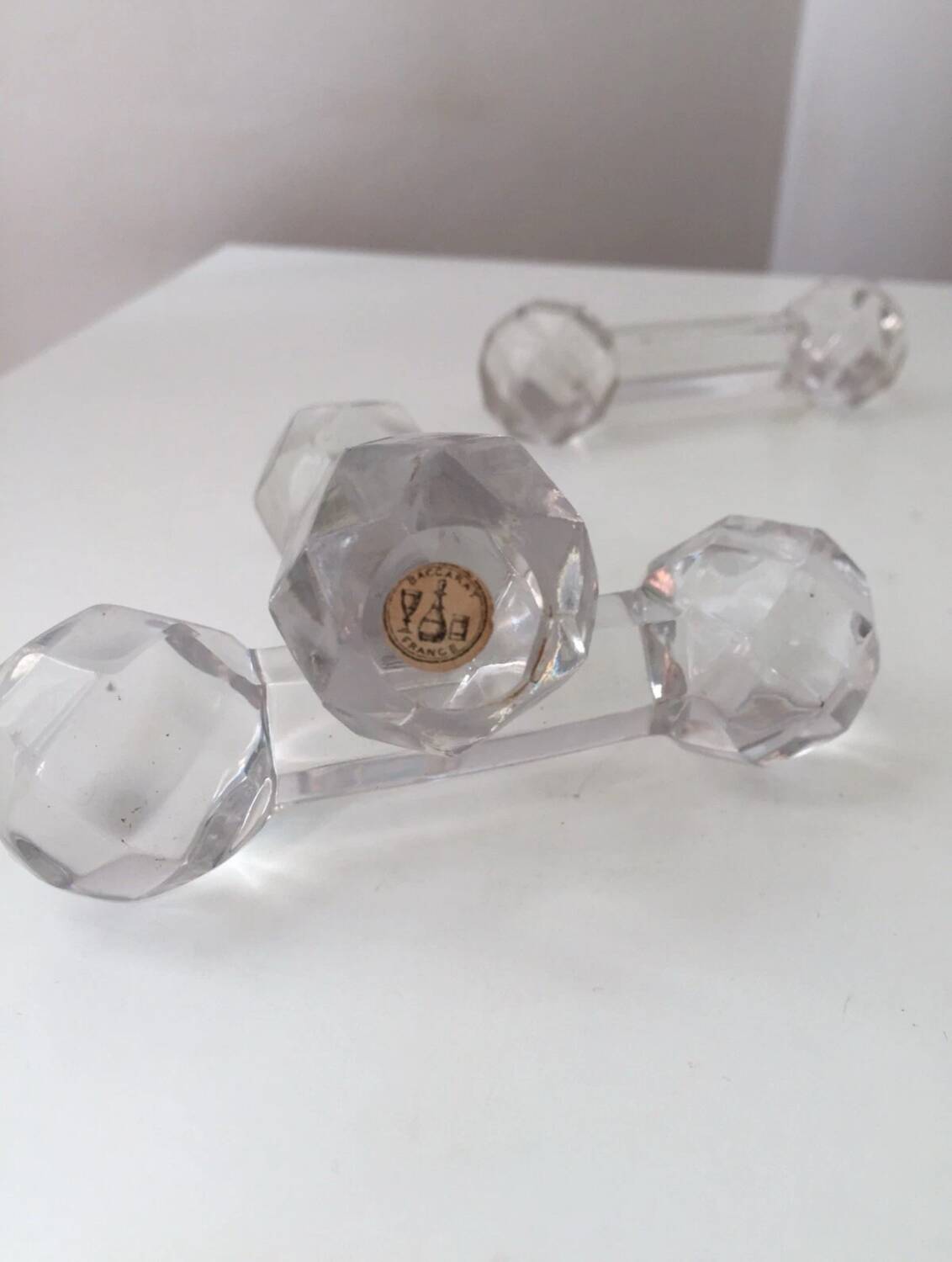 Baccarat crystal knife rest