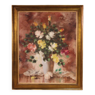 Great signed still life painting from the 20th century