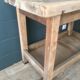 Workbench made of light wood