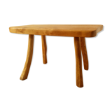 Brutalist bass table solid wood