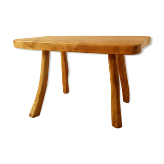 Brutalist bass table solid wood