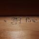 Teak and zebrano sideboard