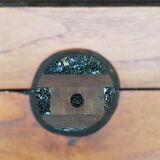 Stretchable garden dining table in solid teak