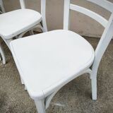 Series of 5 Baumann bistro chairs