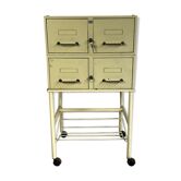Metal locker on wheels 1970